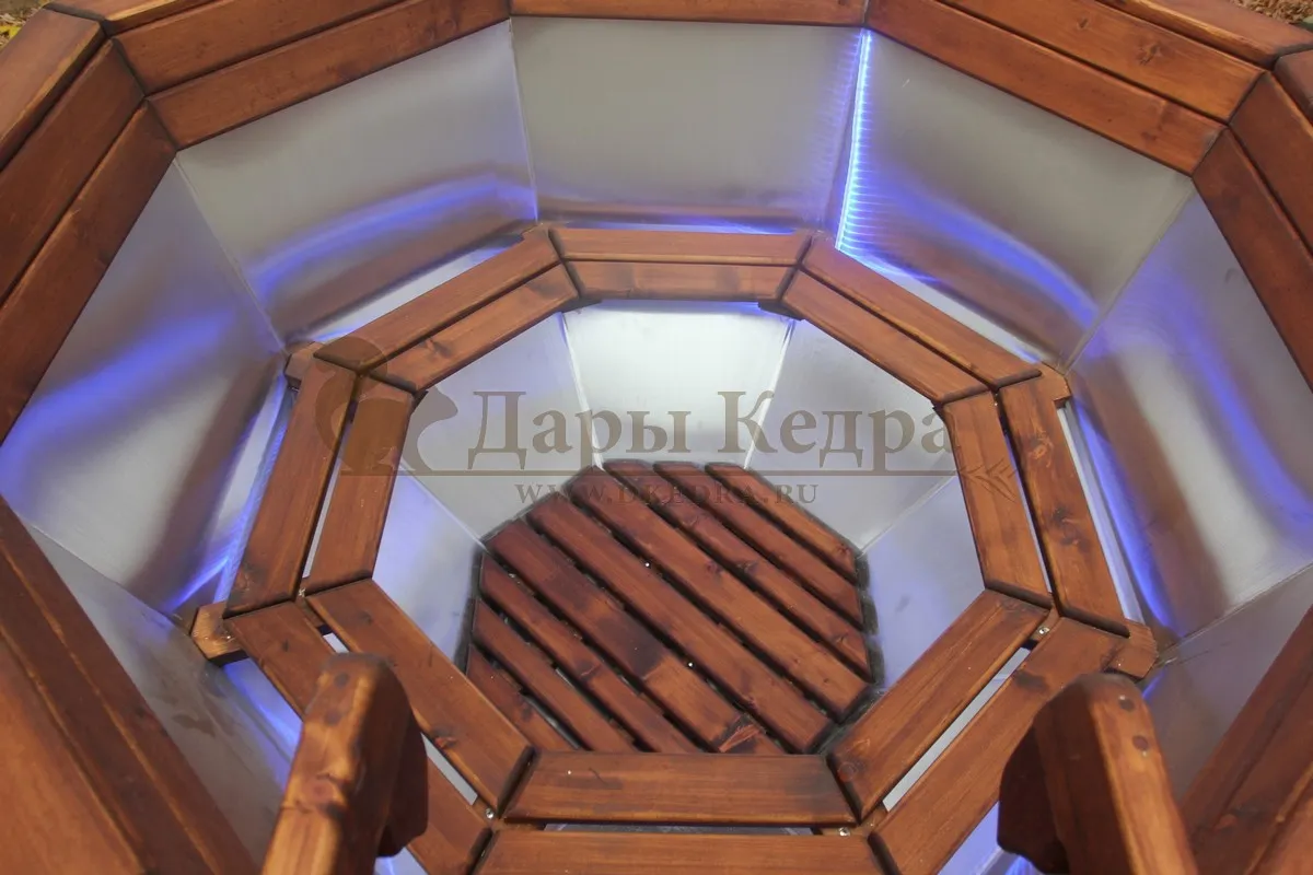 Банный чан из нержавеющей стали Ø-2000 на подставке