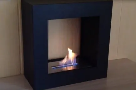 Биокамин CUBE black